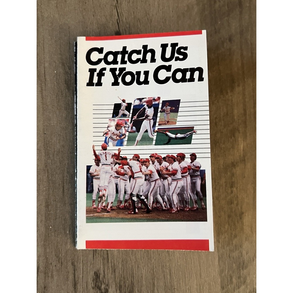 1986 St Louis Cardinals Season Schedule Catch Us If You Can Busch Budweiser GUC